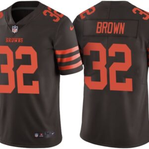 Browns 32 Jim Brown Brown Color Rush Men Limited Jersey
