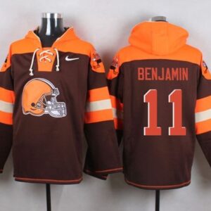 Browns 11 Travis Benjamin Brown Player Pullover Sweatshirt Hoodie