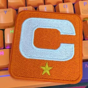 Broncos Orange C Patch