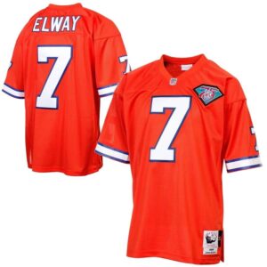 Broncos 7 John Elway  Mitchell & Ness 75th Anniversary Throwback Men Jersey