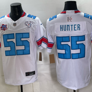 Houston Texans 55 Danielle Hunter White 2026 Rivalries F.U.S.E. Vapor Limited Men Jersey with 25th Patch