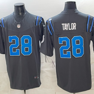 Indianapolis Colts 28 Jonathan Taylor Dark Gray 2026 Rivalries F.U.S.E. Vapor Limited Men Jersey