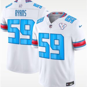 Houston Texans 59 DeMeco Ryans White 2026 Rivalries F.U.S.E. Vapor Limited Men Jersey