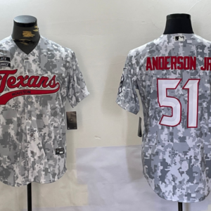 Nike Texans 51 Will Anderson Camo Vapor Baseball Limited Men Jersey