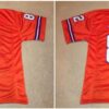 Broncos 82 Vance Johnson Orange Throwback Men Jersey