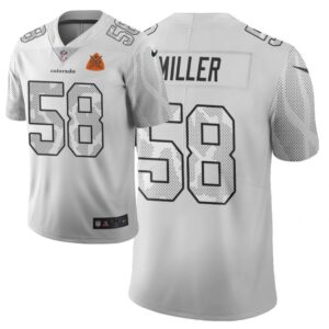Broncos 58 Von Miller City Edition White Jersey