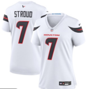 Nike Texans 7 C.J. Stroud White 2024 Vapor Limited Women Jersey