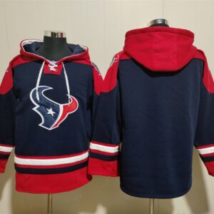 Nike Texans Blank Blue Red Hoodie Sweatshirt