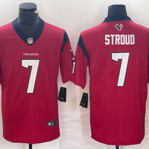 Nike Texans 7 CJ Stroud Red Vapor Untouchable Limited Men Jersey