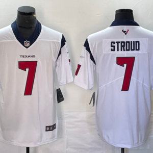 Nike Texans 7 C.J. Stroud White Vapor Untouchable Limited Men Jersey