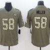 Broncos 58 Von Miller Olive Camo Salute To Service Limited Men Jersey
