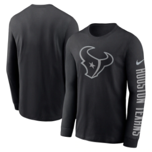 Houston Texans Black Long Sleeve T-Shirt