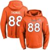 Broncos 88 Demaryius Thomas Orange Men Pullover Hoodie