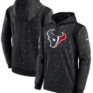 Nike Houston Texans 2021 Charcoal Crucial Catch Therma Pullover Hoodie