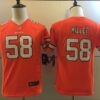 Broncos 58 Von Miller Orange Color Rush Youth Jersey