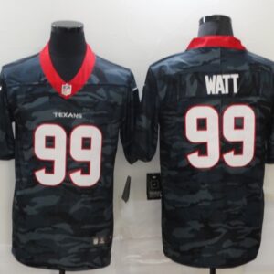Nike Texans 99 J.J. Watt 2020 Black Camo Limited Men Jersey