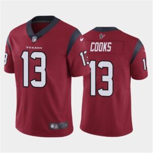 Nike Texans 13 Brandin Cooks New Red Vapor Untouchable Limited Men Jersey
