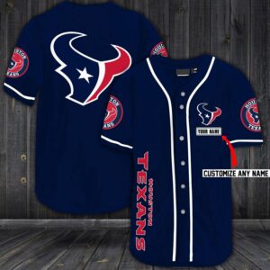 Houston Texans Baseball Customized Jersey (3)