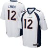 Broncos 12 Paxton Lynch White Youth 2016 Draft New Jersey