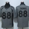 Broncos 88 Demaryius Thomas Grey Gridiron Grey Limited Jersey