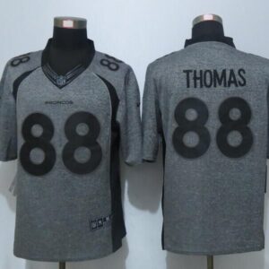 Broncos 88 Demaryius Thomas Grey Gridiron Grey Limited Jersey