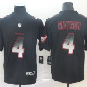 Houston Texans 4 Deshaun Watson Black 2019 Smoke Fashion Limited Men Jersey