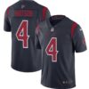 Nike Texans 4 Deshaun Watson Navy 2019 Color Rush Limited Men Jersey