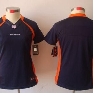 Broncos Blank Blue Women's Limited Jersey