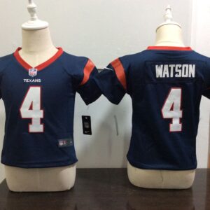 Texans 4 Deshaun Watson Navy Toddler Jersey
