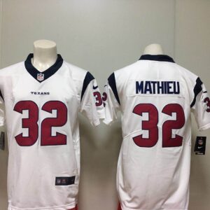 Nike Texans 32 Tyrann Mathieu White Vapor Untouchable Limited Men Jersey