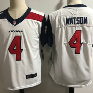 Nike Texans 4 Deshaun Watson White Vapor Untouchable Limited Men Jersey