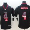 Nike Texans 4 Deshaun Watson Black USA Flag Fashion Limited Men Jersey