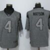 Nike Texans 4 Deshaun Watson Gray Gridiron Gray Limited Men Jersey