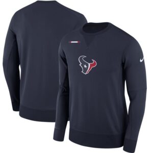 Nike Houston Texans Navy Sideline Team Logo Performance Men Sweatshirt