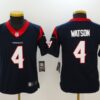 Nike Texans 4 Deshaun Watson Navy Youth Limited Jersey
