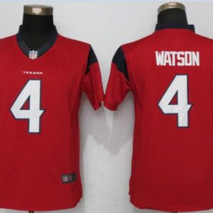 Nike Texans 4 Deshaun Watson Red Women Limited Jersey
