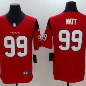 Nike Houston Texans 99 J.J. Watt Red Vapor Untouchable Limited Men Jersey