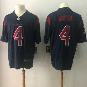 Nike Texans 4 Deshaun Watson Navy Color Rush Limited Jersey