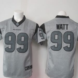 Texans 99 J. J. Watt Gridiron Gray II Men Limited Jersey