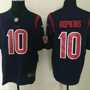 Texans 10 DeAndre Hopkins Navy Color Rush Men Limited Jersey