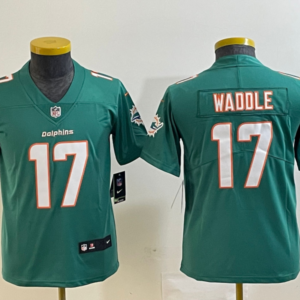 Nike Dolphins 17 Waddle Aqua Vapor Untouchable Limited Youth Jersey