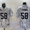 Nike Chiefs 58 Derrick Thomas Arctic Camo 2024 F.U.S.E. Salute to Service Limited Men Jersey (Runs Small)