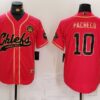 Nike Chiefs 10 Isiah Pacheco Red Gold Vapor Baseball Limited Men Jersey