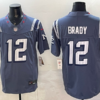 New England Patriots 12 Brady Navy Rivalries F.U.S.E. Vapor Limited Men Jersey