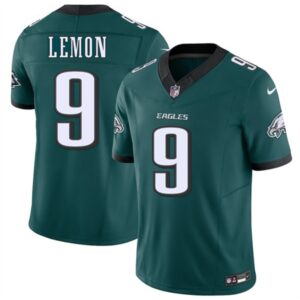 Philadelphia Eagles 9 Makai Lemon Green 2026 Draft F.U.S.E. Vapor Limited Men Jersey