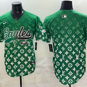 Philadelphia Eagles Blank Green Baseball Vapor Limited Men Jersey
