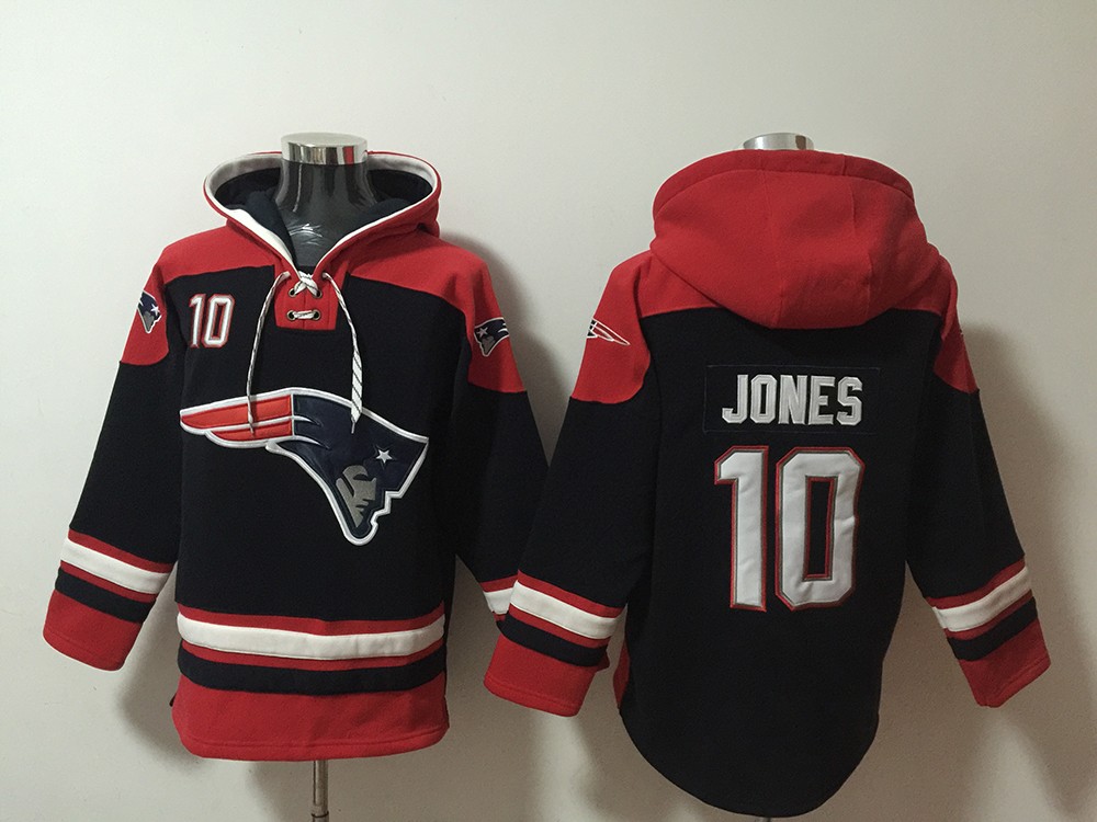 Nike Patriots 10 Jones Hoodie Sweatshirt