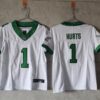 Nike Eagles 1 Jalen Hurts White Green F.U.S.E Vapor Limited Women Jersey(Run Small)