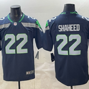 Seattle Seahawks 22 Shaheed Blue Vapor Limited Men Jersey
