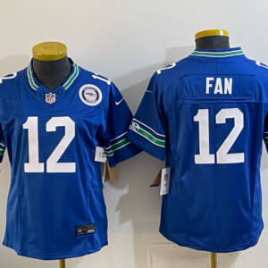 Seattle Seahawks 12 Fan Royal F.U.S.E. Vapor Limited Women Jersey